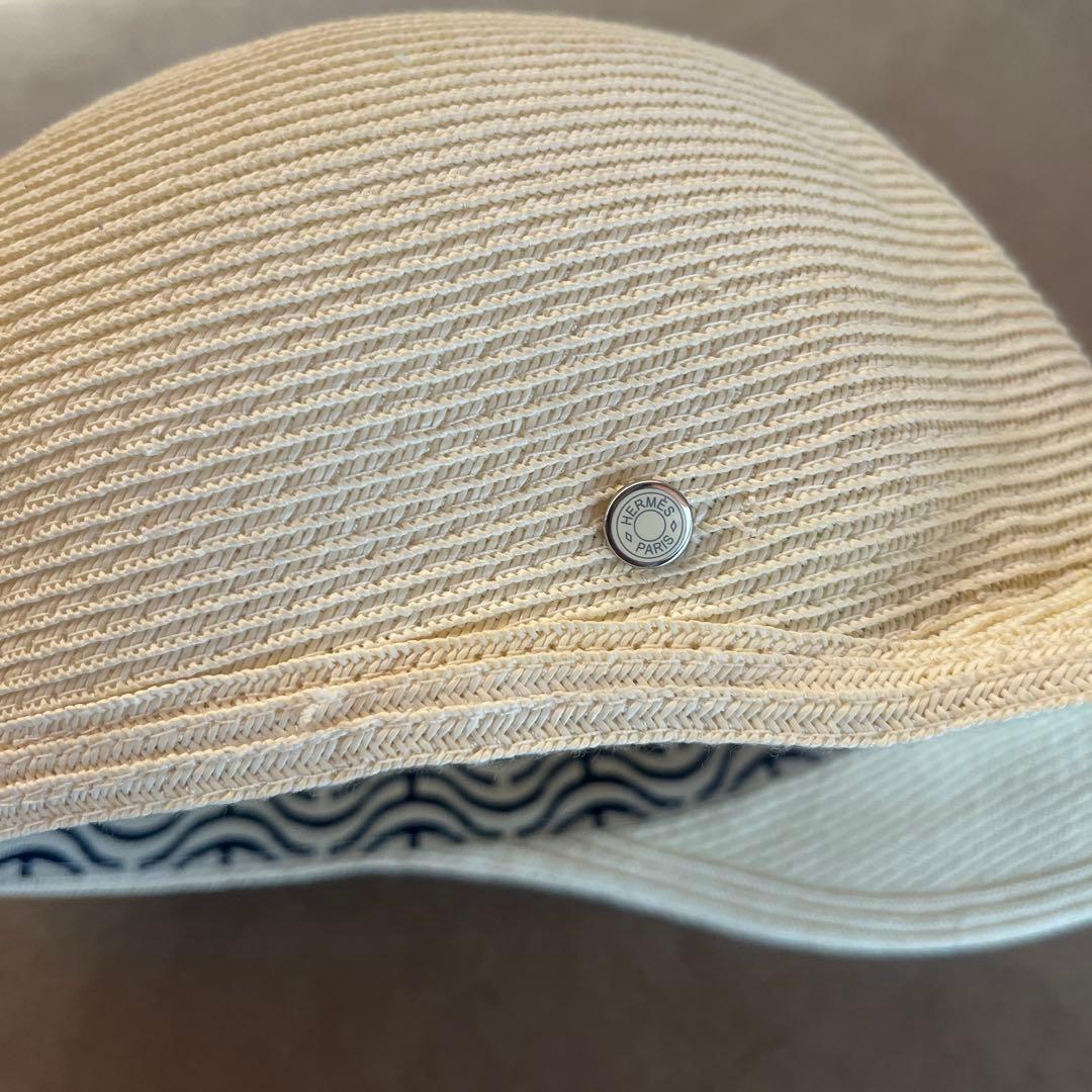 エルメス　キャップ　エマ　アイボリー
