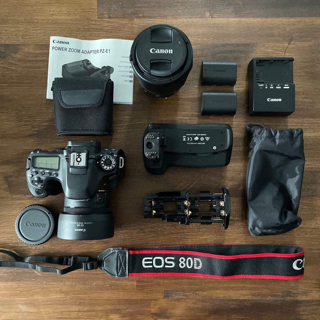 [ピーム]Canon EOS 80D デジタル一眼レフカメラ+レンズ2個