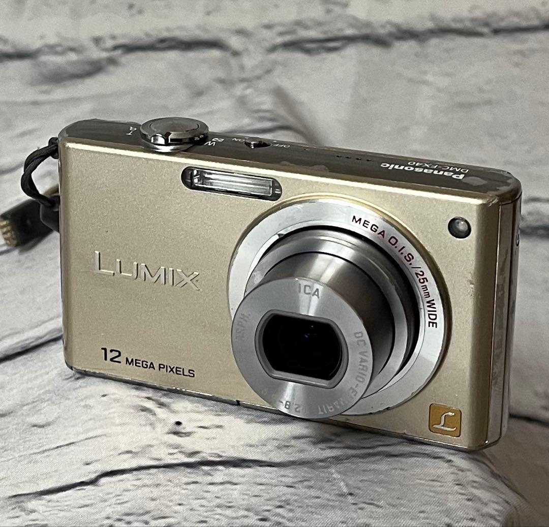 PanasonicパナソニックLUMIXゴールドコンパクトデジカメ中古