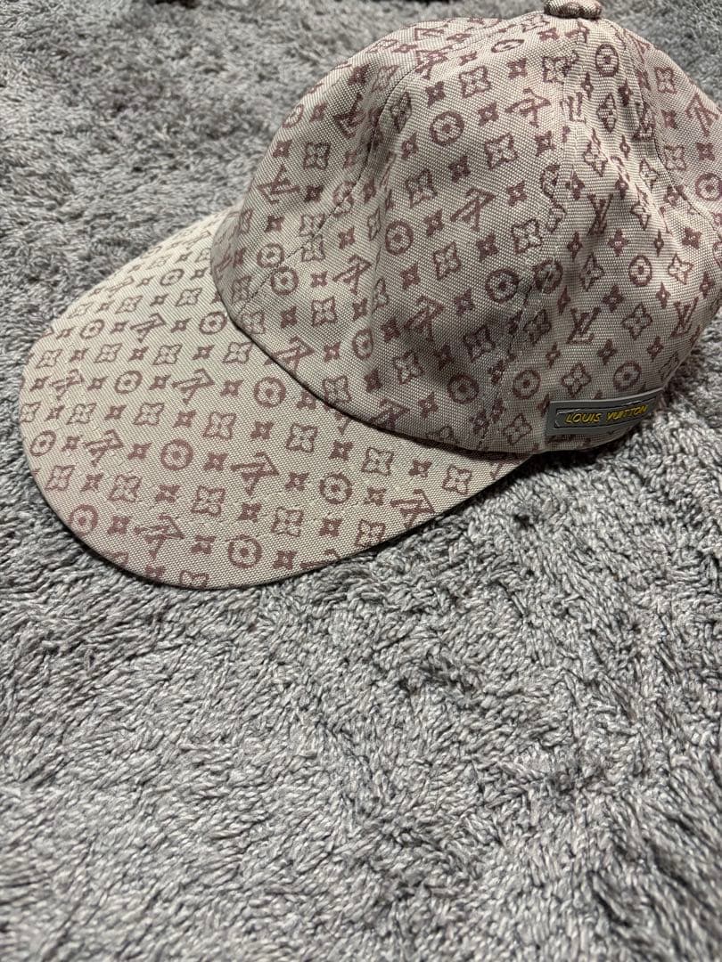 は*る様 Louis Vuitton ベージュ モノグラムキャップ
