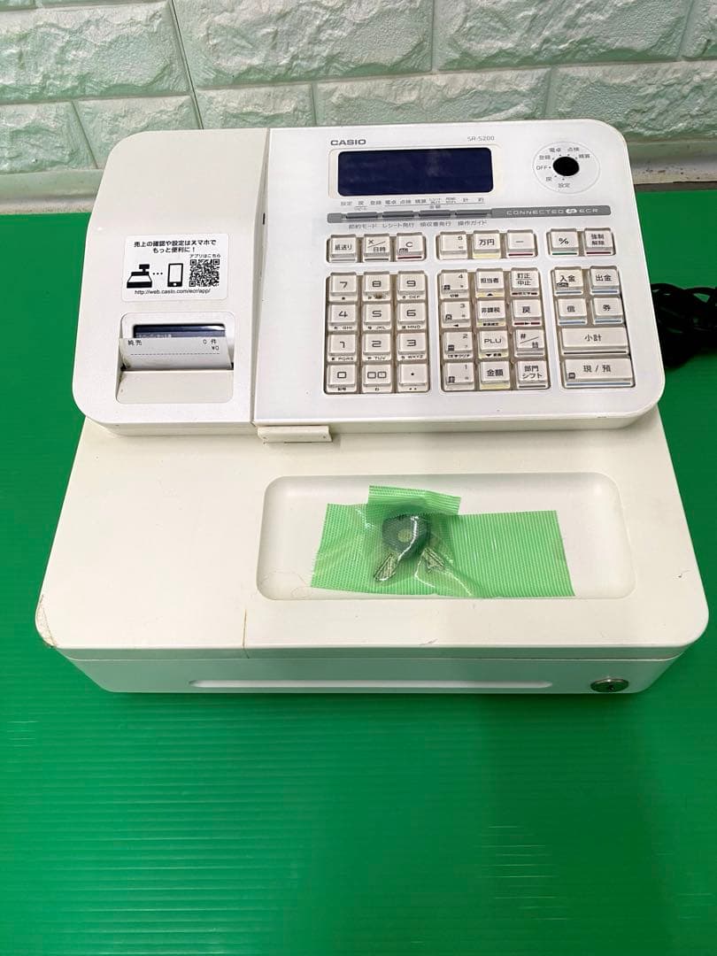 カシオ SR-S200-WE 電子レジスター、ホワイトカシオ、Bluetooth