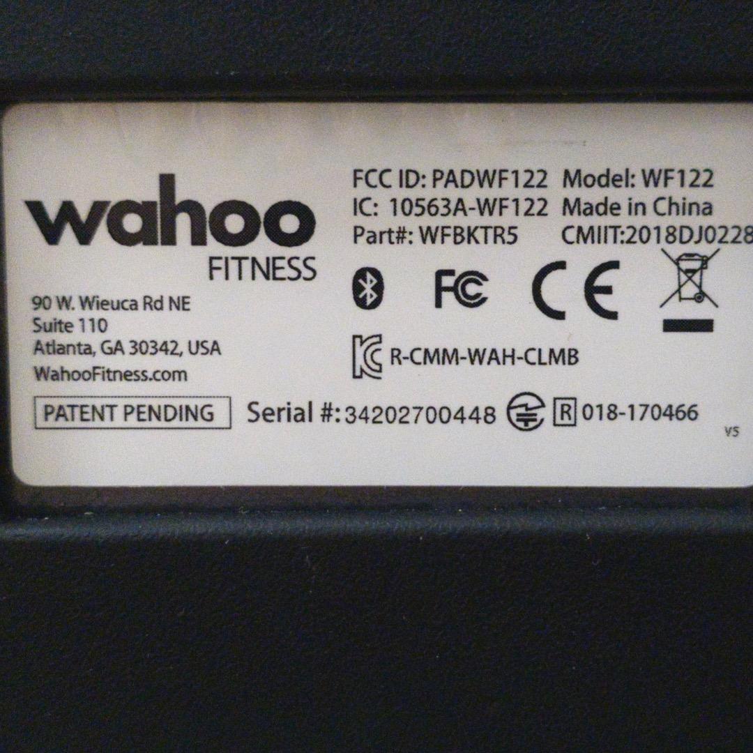 Wahoo KICKR CLIMB 中古 勾配シミュレーター 動作確認 キッカー