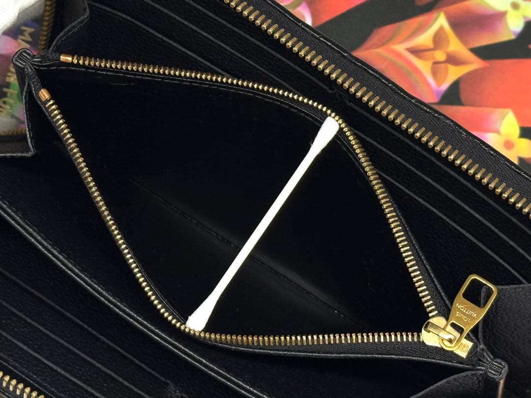 良品！新型　ルイヴィトン　アンプラント　ジッピーウォレット長財布　ブラック