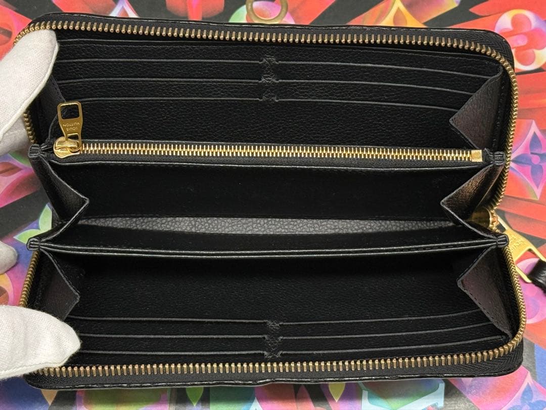 良品！新型　ルイヴィトン　アンプラント　ジッピーウォレット長財布　ブラック