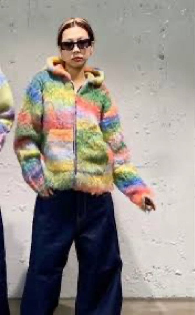 トップス BEAMS FUTURE ARCHIVE / SHAGGY KNIT PARKA