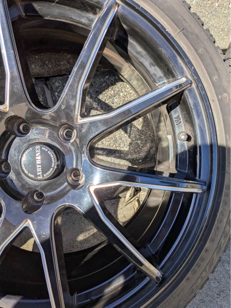 横浜市　225/40R18 スタッドレス　タイヤホイールセット　レクサスISなど