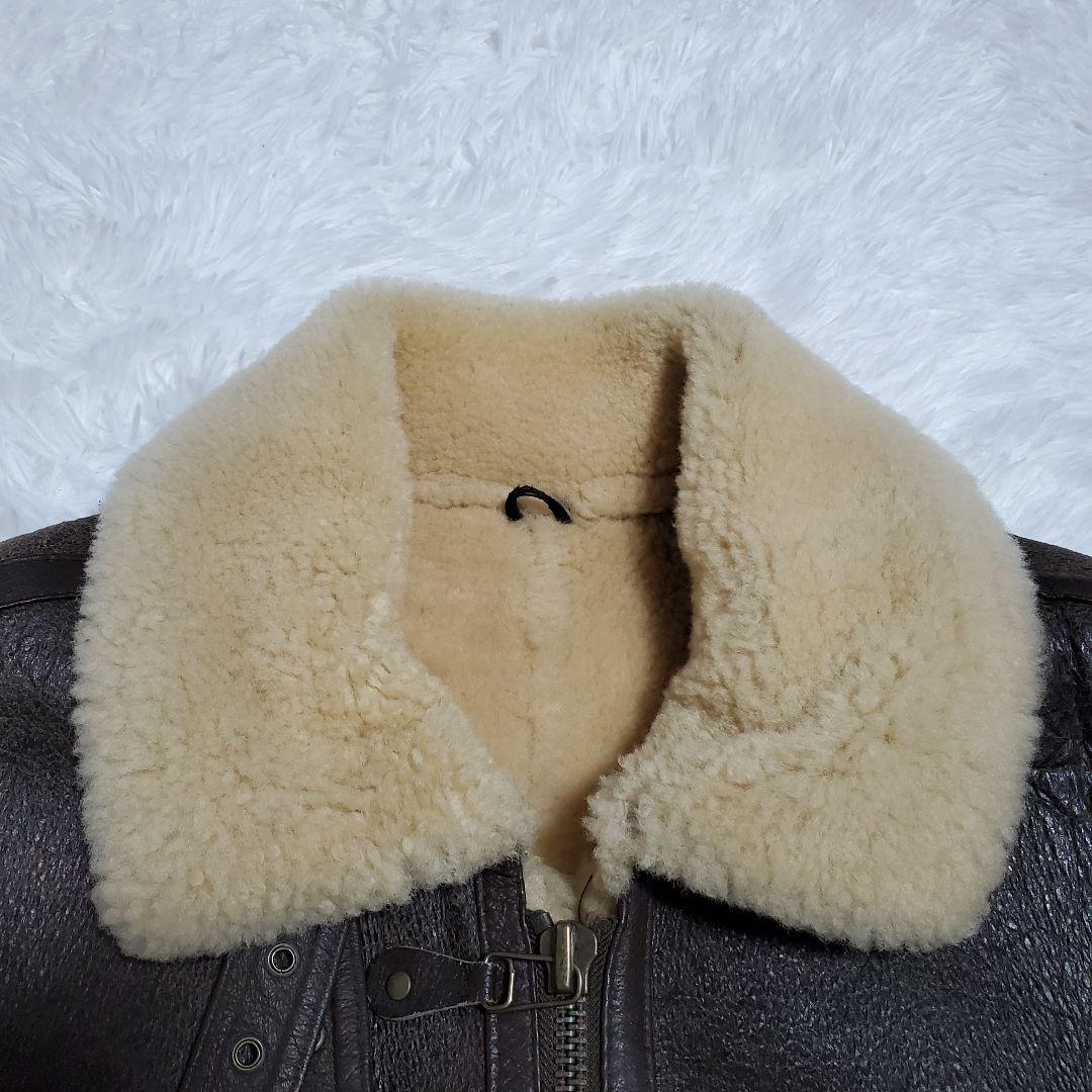 グローブボックス　リアルムートン　フライトジャケット　B-3　L