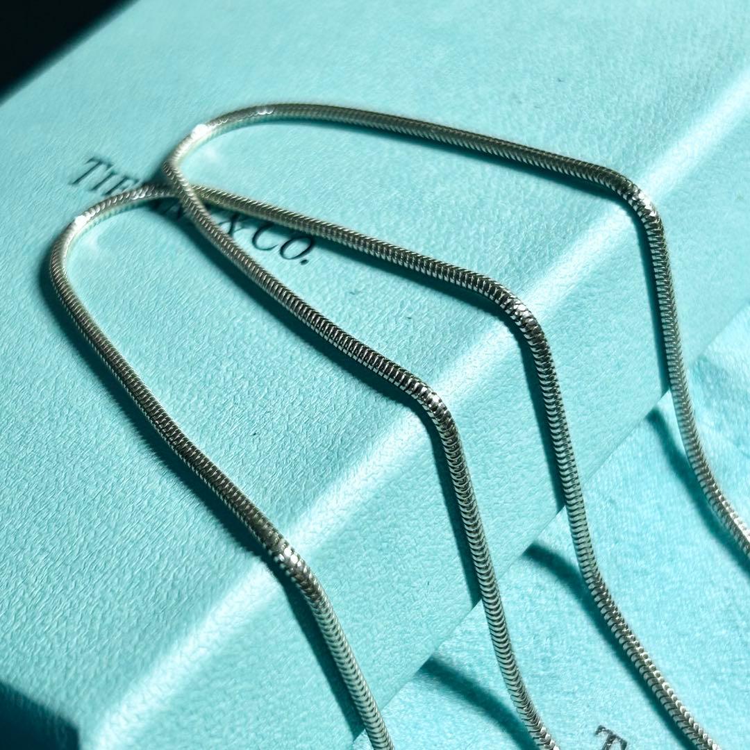 ティファニー　スネークチェーン　ネックレス　ペンダント　45cm Tiffany