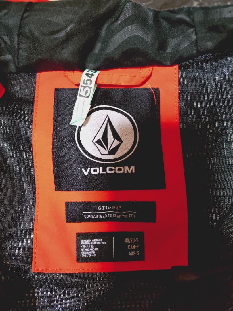VOLCOM GORE-TEX® オレンジジャケット US/EU-S