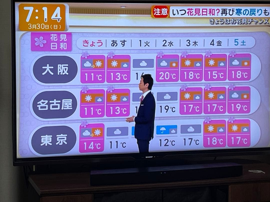 15日まで　シャープ液晶テレビアクオス　52型 LC52-US30　2016年製