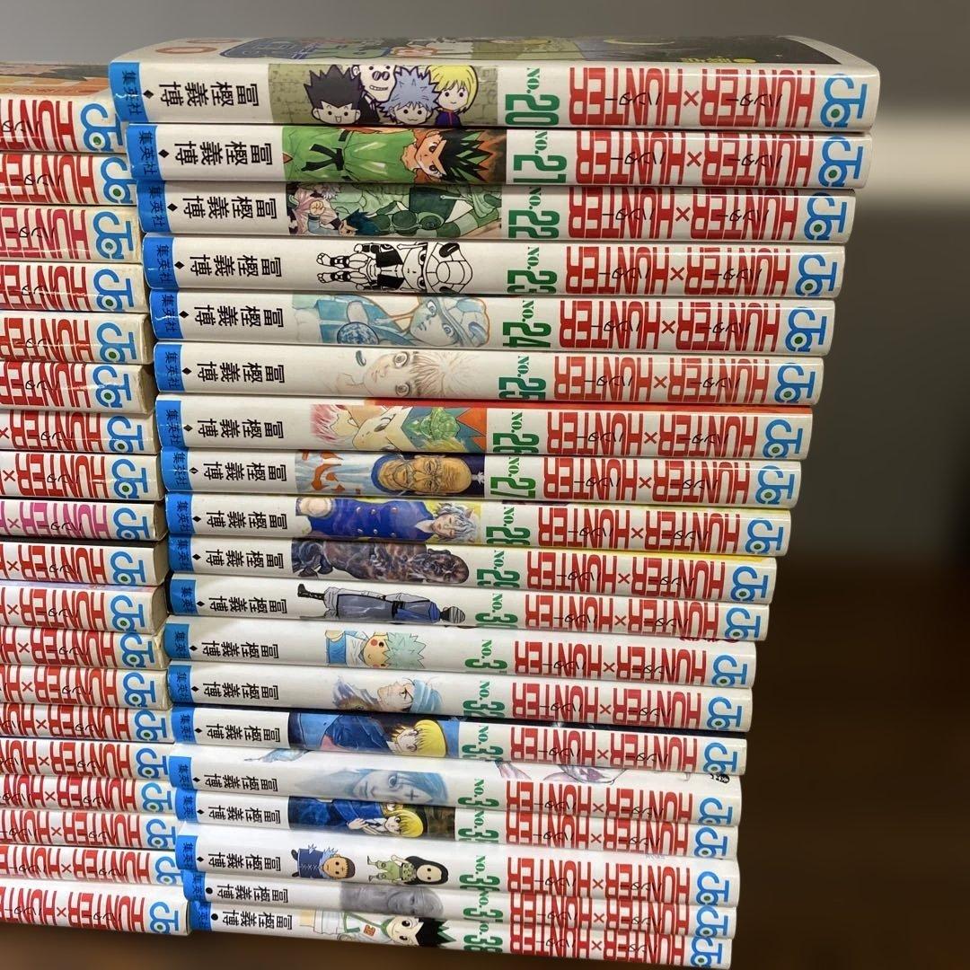ハンターハンター　1-38巻 全巻セット レベルE全巻　＋劇場版　冨樫義博