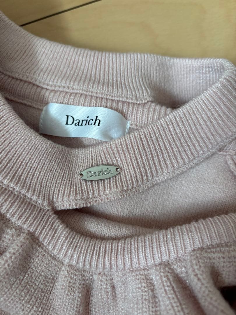 ダーリッチ Darich ベルスリーブフリルニットトップス