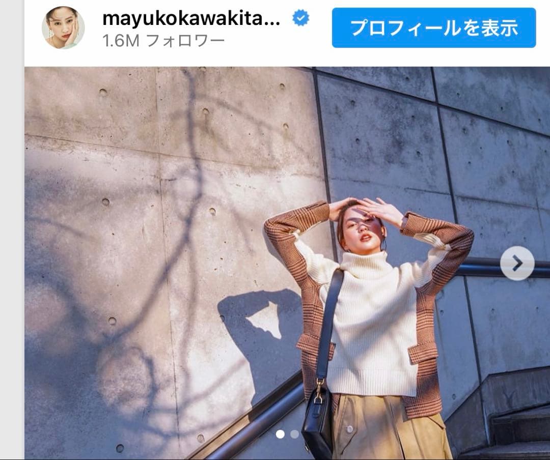 河北 麻友子【未使用に近い美品】★sacai サカイ★ウール ネックウォーマー付