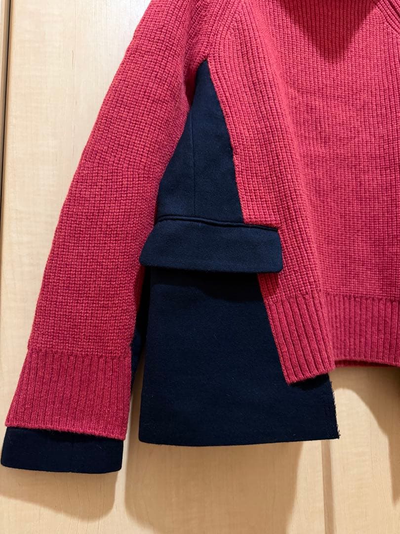 河北 麻友子【未使用に近い美品】★sacai サカイ★ウール ネックウォーマー付