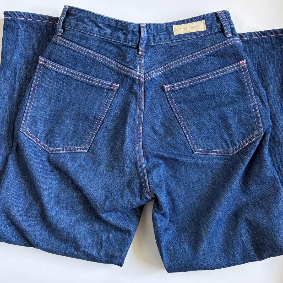 パンツ SHISHIKUI Daco / INDIGO PINK STITCH 30