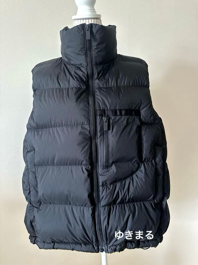 ユニクロ+J ジルサンダー　ダウンボリュームベスト　希少　黒　XXL