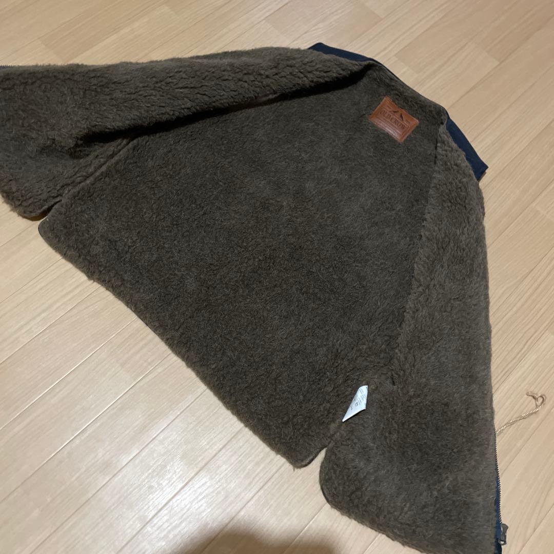 OLD CROW ネイビー ベスト ウールライニング