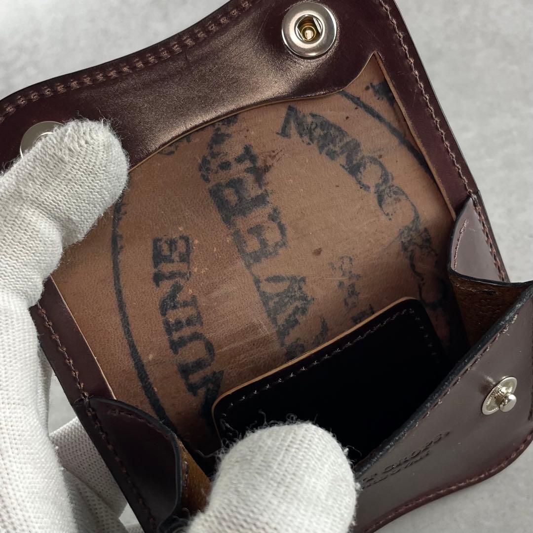 入手困難✨ ラストクロップス ケース コードバン ホーウィンスタンプ 茶色