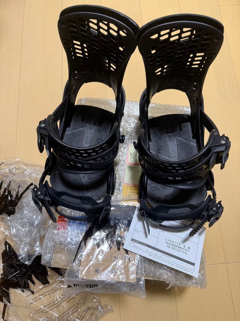 BURTON GENESIS Mサイズ マットブラック ビンディング