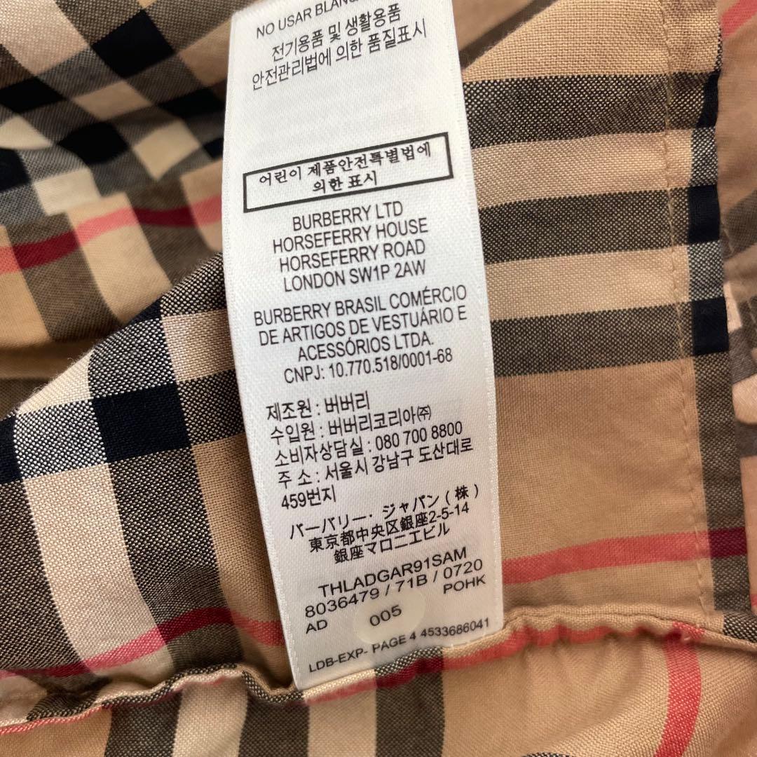 BURBERRY バーバリー柄ワンピース