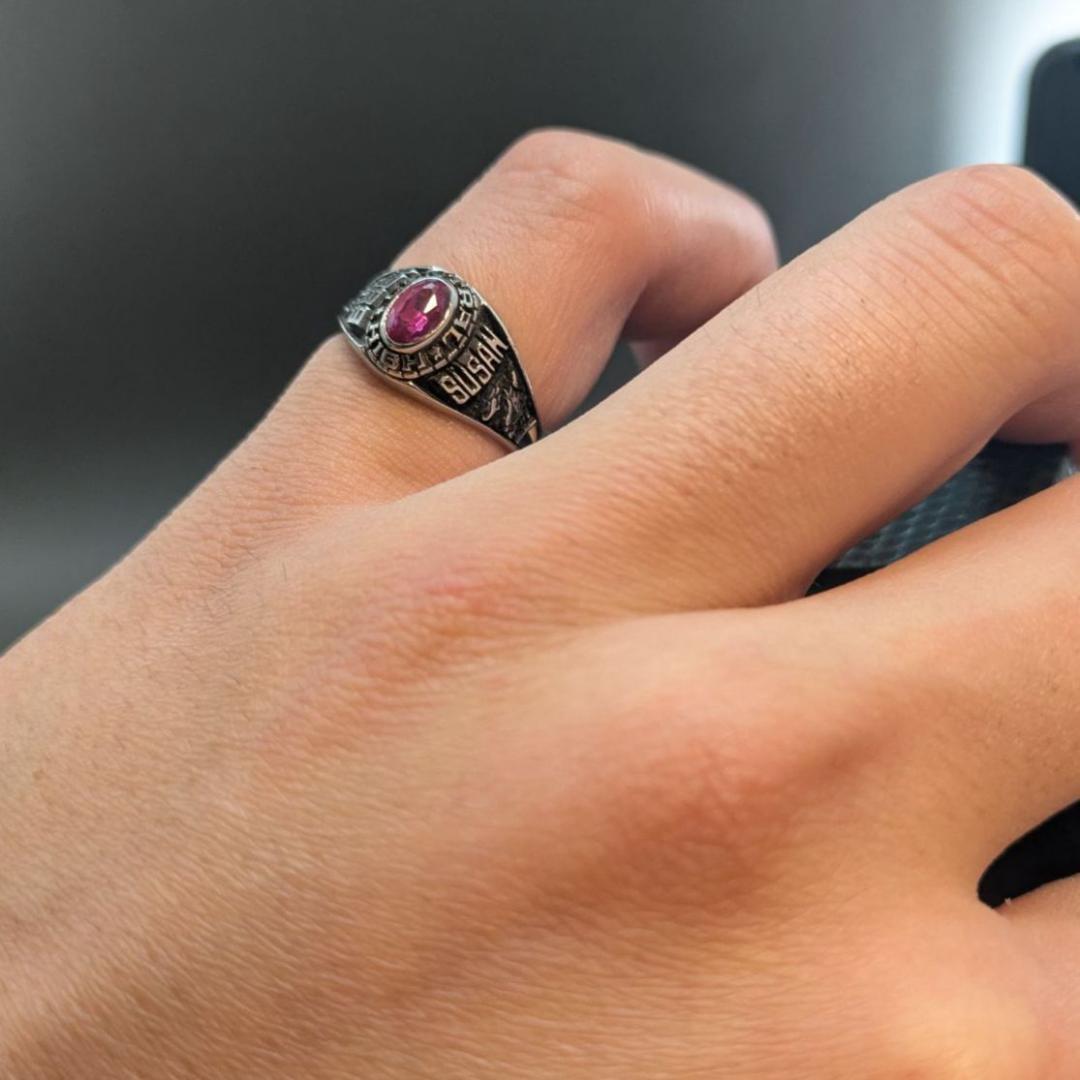 ARTCARVED 1989年製 スターリングシルバー クラスリング レディース