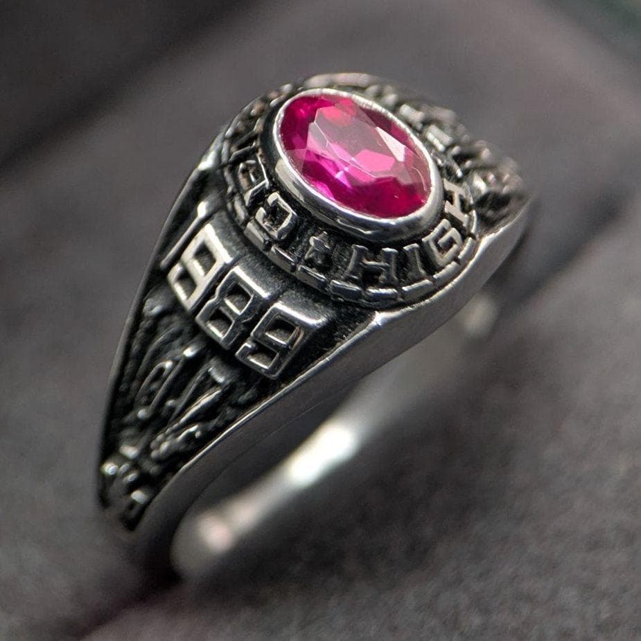 ARTCARVED 1989年製 スターリングシルバー クラスリング レディース