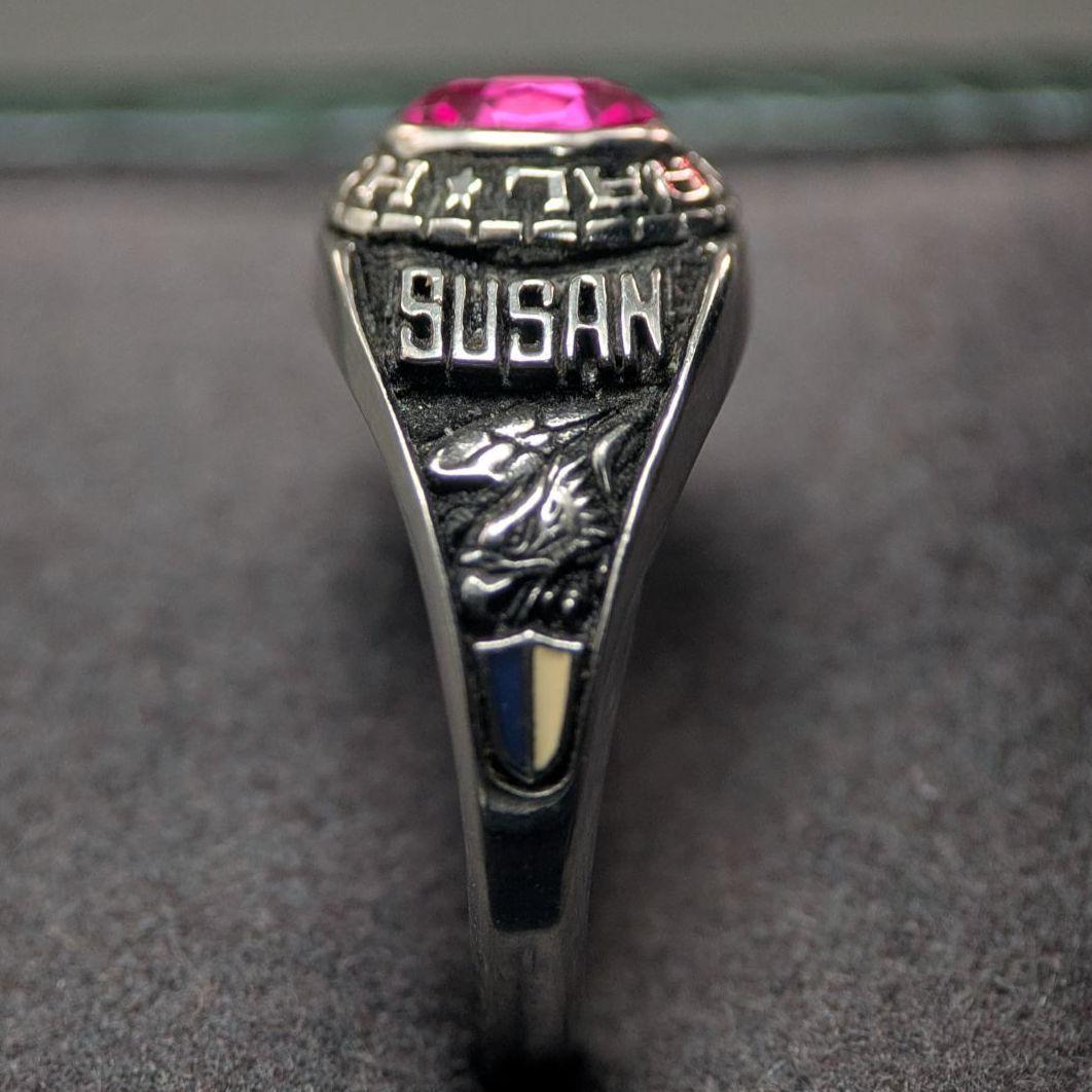 ARTCARVED 1989年製 スターリングシルバー クラスリング レディース