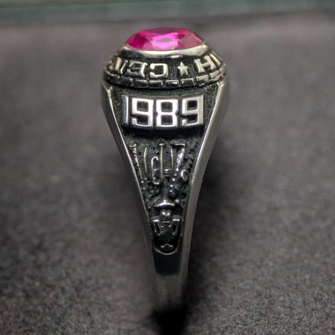 ARTCARVED 1989年製 スターリングシルバー クラスリング レディース