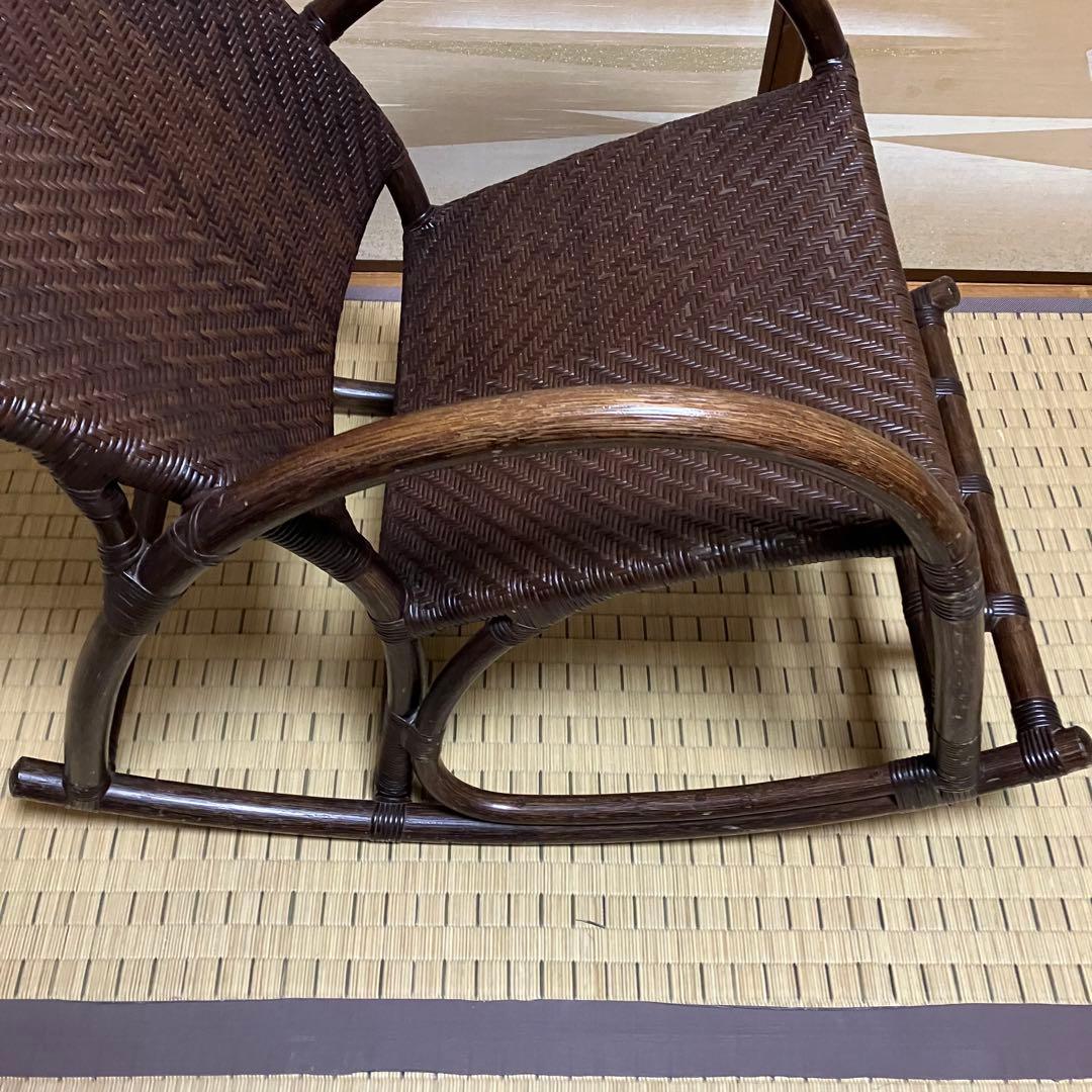 ヤマカワラタン　高級　ロッキングチェア