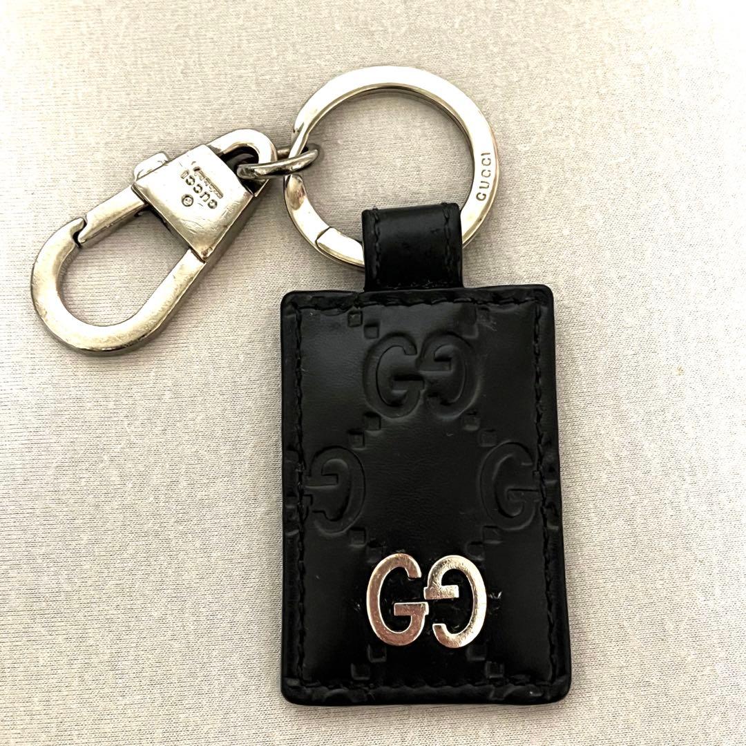 [箱付き] GUCCI グッチ キーリング グッチシマ シグネチャー GG