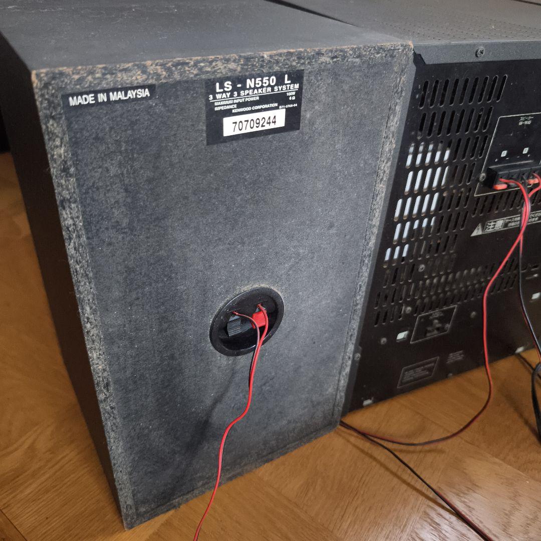 ☆KENWOOD コンポ RXD-L1MD 稼働品