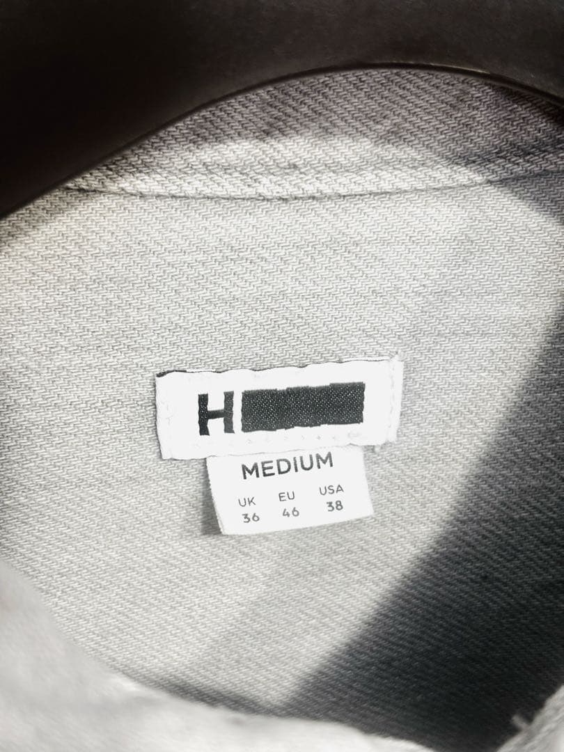 H BEAUTY&YOUTH H アイスウォッシュ デニムシャツ サイズ：M