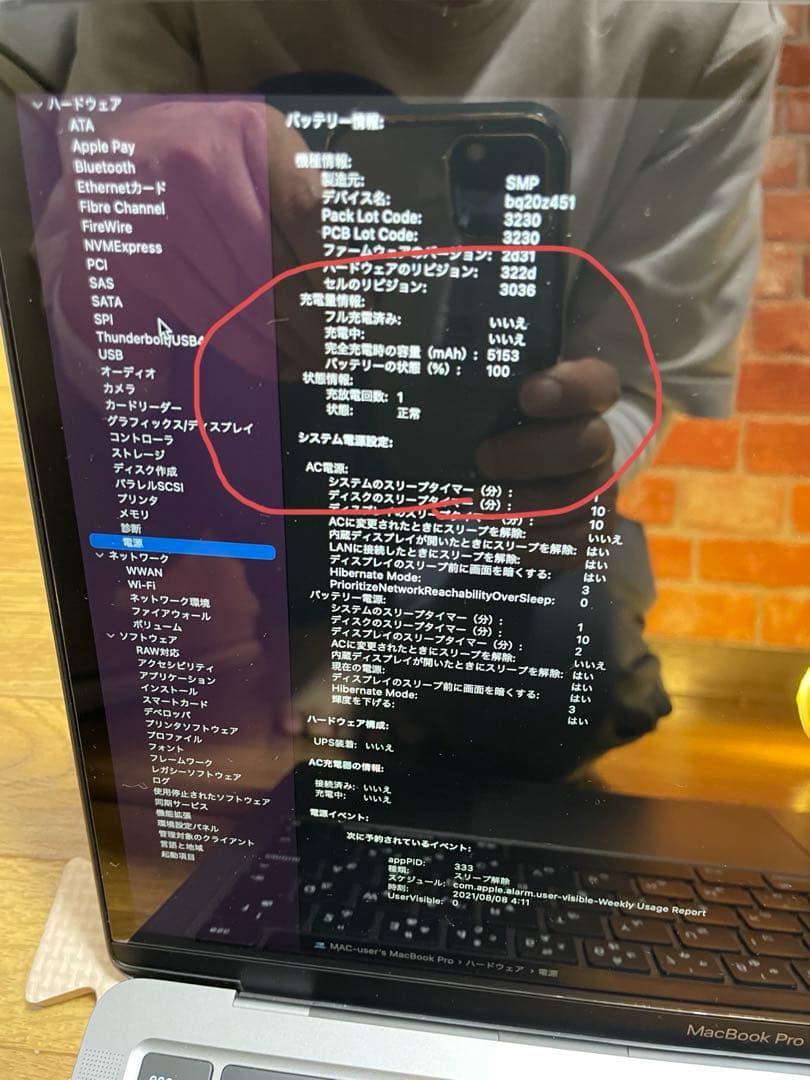 MacBook Pro 13inch 2020(モデル:A2251)