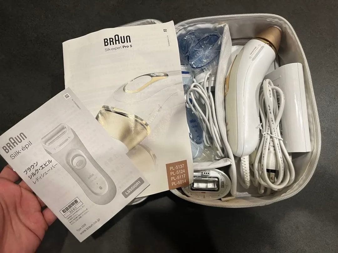 【美品】Silk Expert Pro 5 ＋ Silk epil （ケース付）