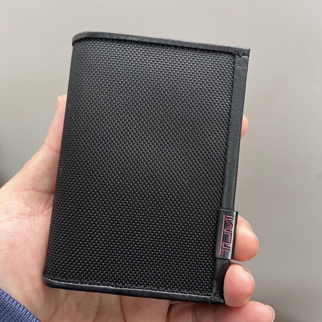 【新品未使用】TUMI ブラック ナイロン素材　名刺入れ(2点セット)