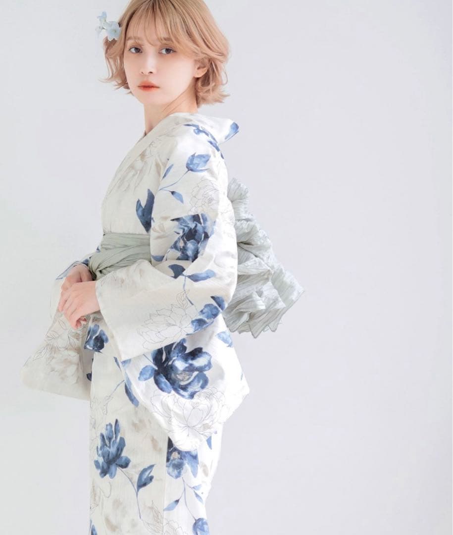 新品　Dita 浴衣　花柄