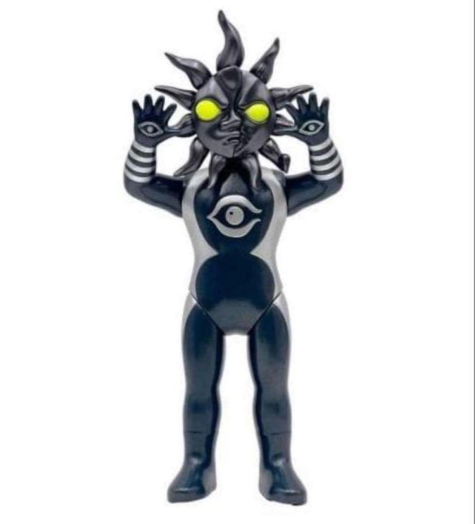 新品 超復刻版タローマンソフビ人形 (ブラックタローマン) タローマン ソフビ