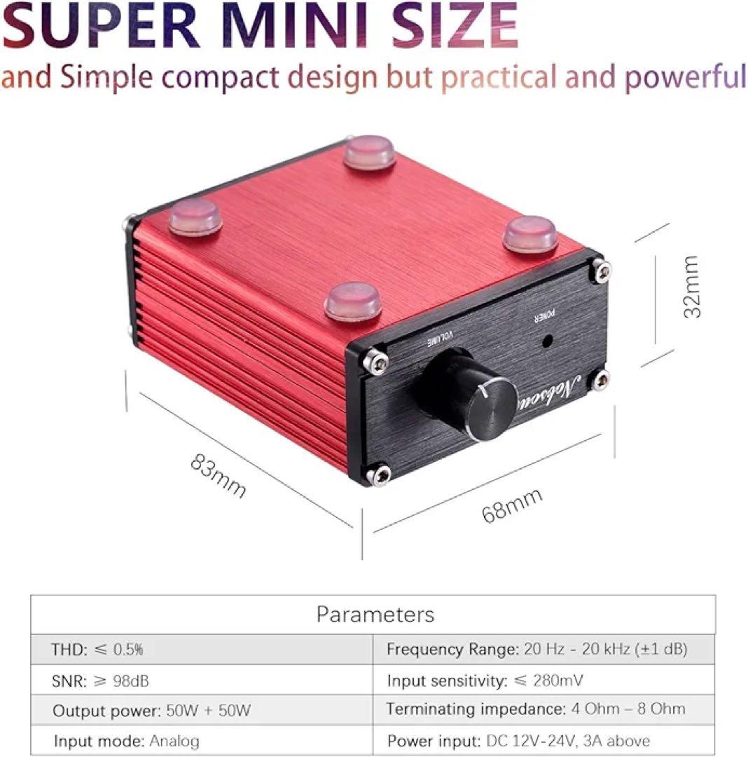 ♦️100ワット Bluetooth 4.2 Miniデジタルアンプ ステレオ