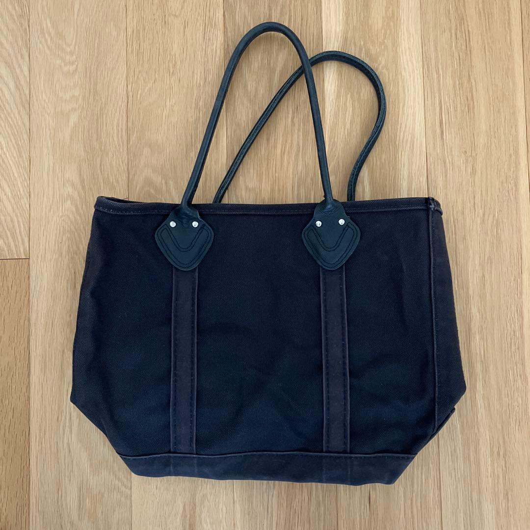 USA製　LLBEAN　エルエルビーン　トートバッグ　キャンバス　ブラック