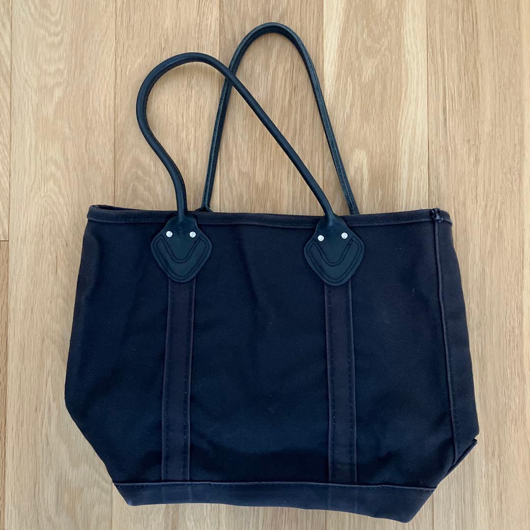 USA製　LLBEAN　エルエルビーン　トートバッグ　キャンバス　ブラック