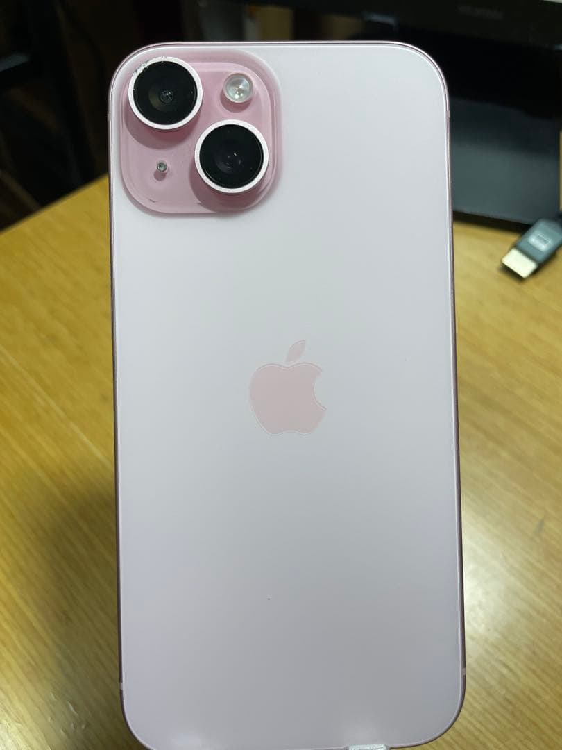 iphone 15 128 gb ピンク　完動品　AppleCare付き