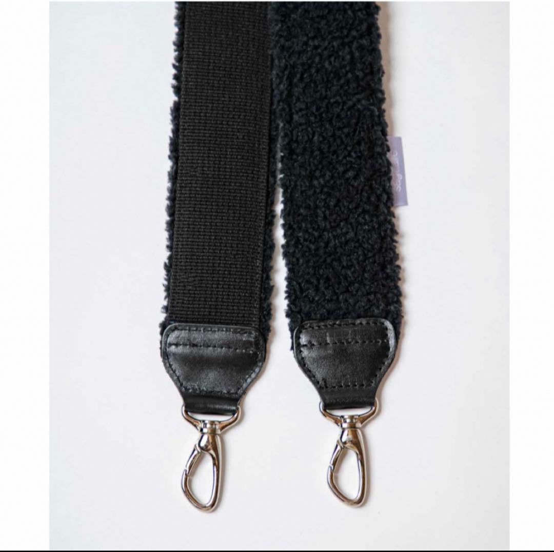 セツコサジテール　ボアストラップ　ブラック　タグ付き　未使用品