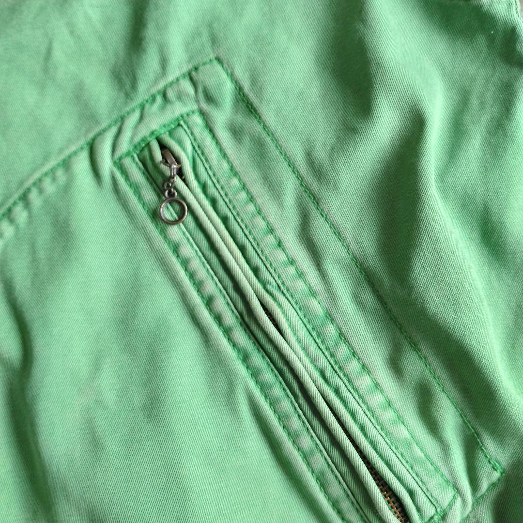 希少✨ポロラルフローレン　スイングトップ　ブルゾン　グリーン　古着　雰囲気◎