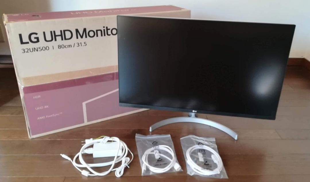 4K LGモニター 31.5インチ【32UN500-W】