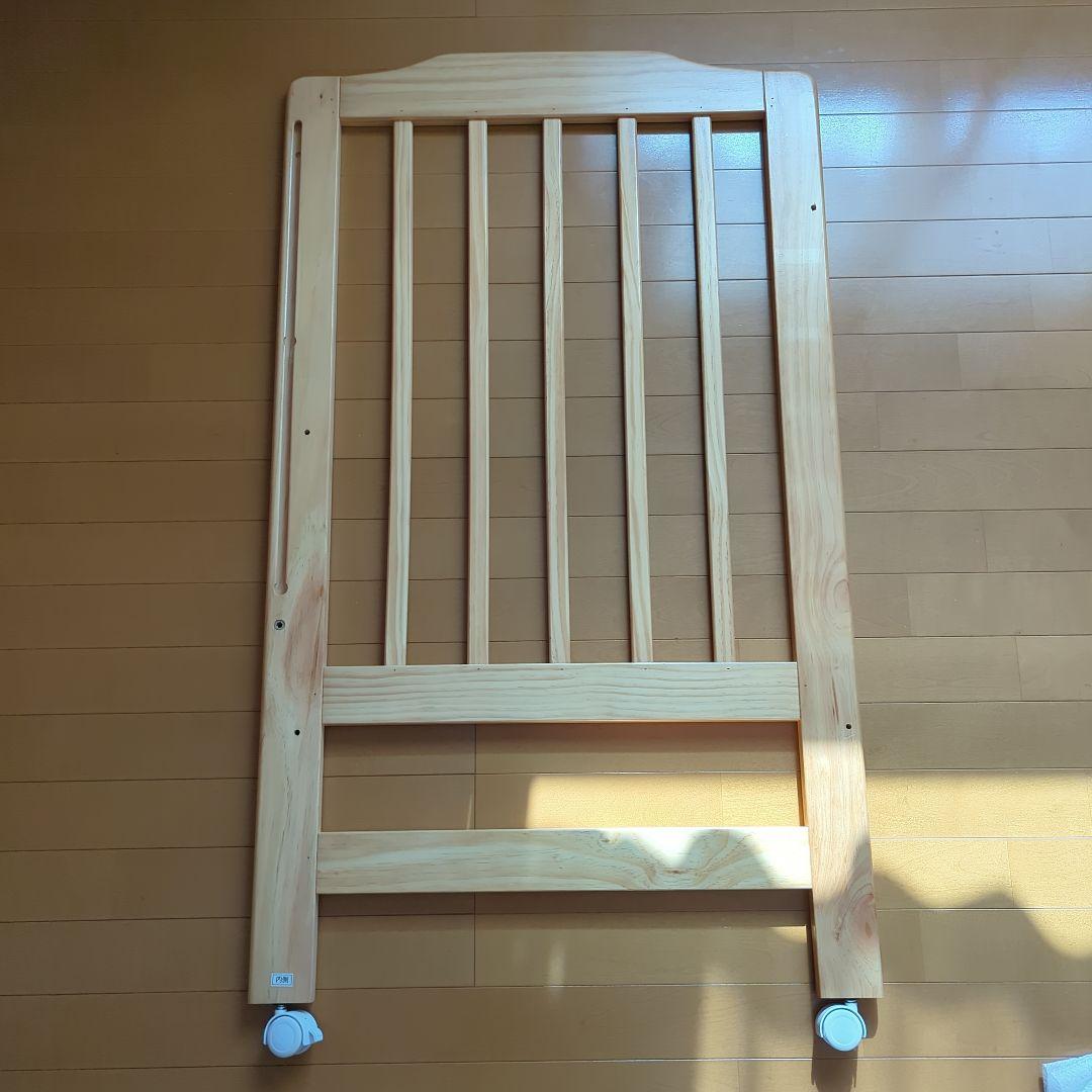 カトージ ベビーベッド ハイシートミニベッド 　ナチュラル