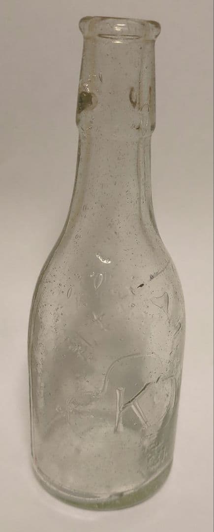 エンボス加工 牛乳瓶