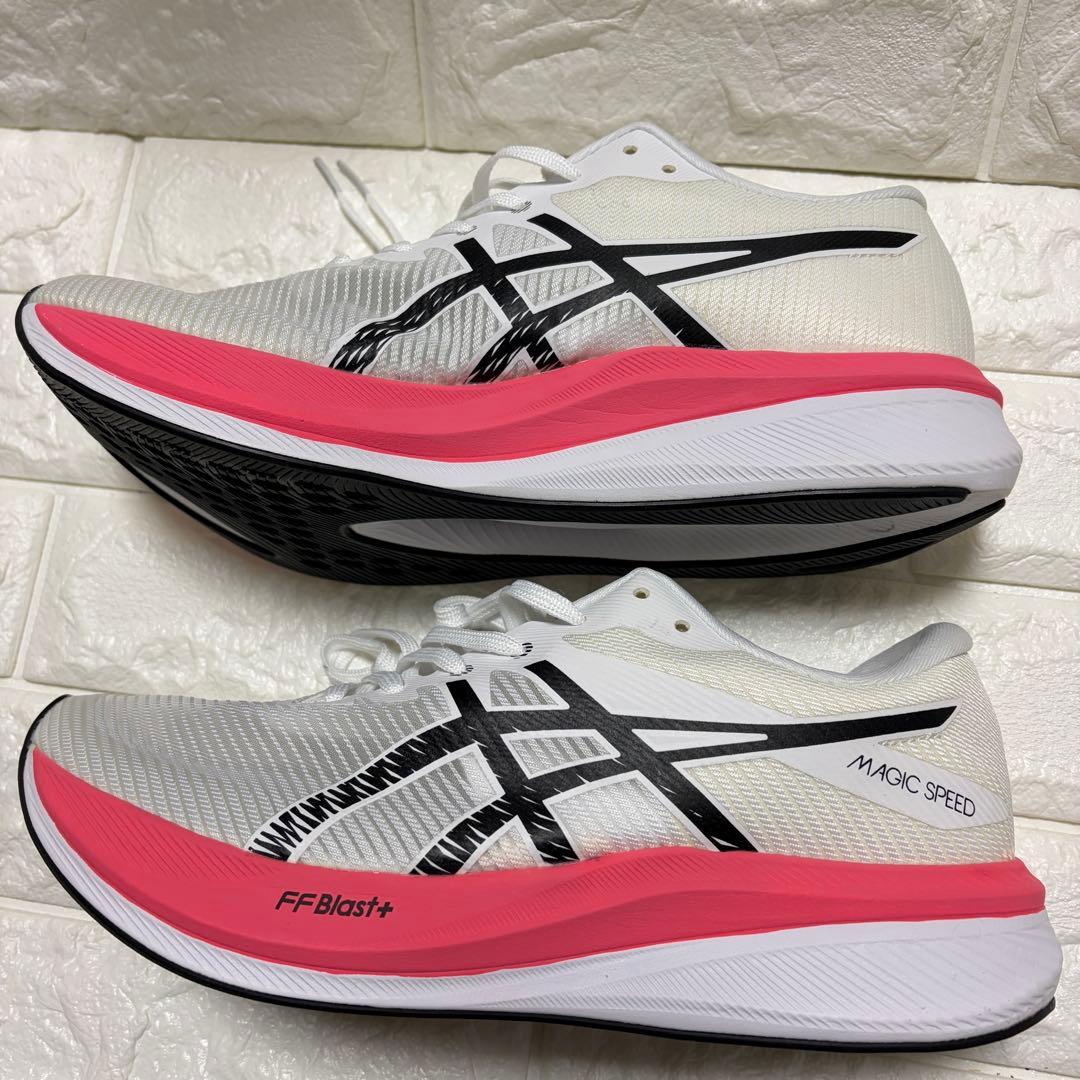 【極美品】ASICS MAGIC SPEED3 ホワイト/ブラック 27cm