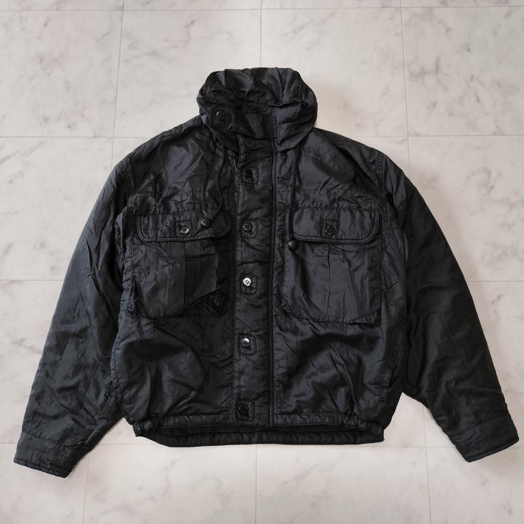 希少 80s BONEVILLE ナイロンジャケット 46 S~M ブラック 黒
