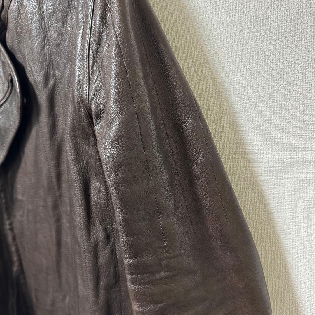希少 Masakï paris マサキマツシマ レザージャケット ゴートレザー