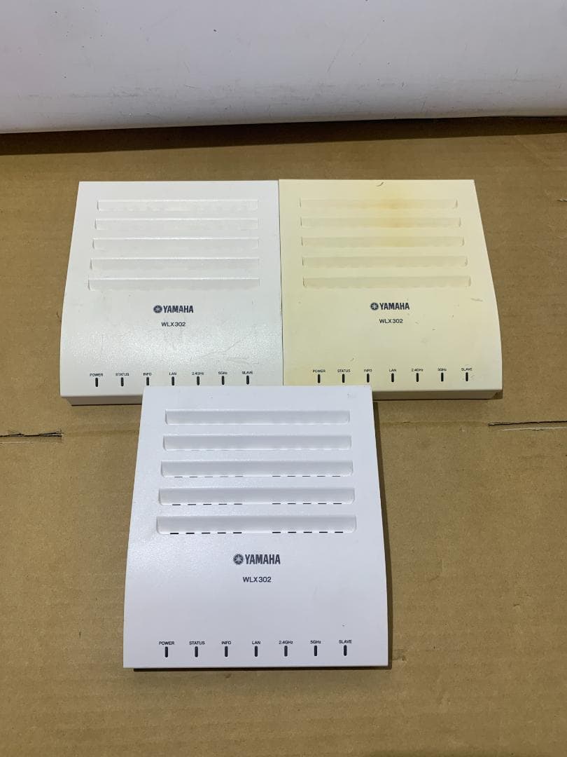 YAMAHA WLX302 無線LANアクセスポイント 初期化済み　3台セット